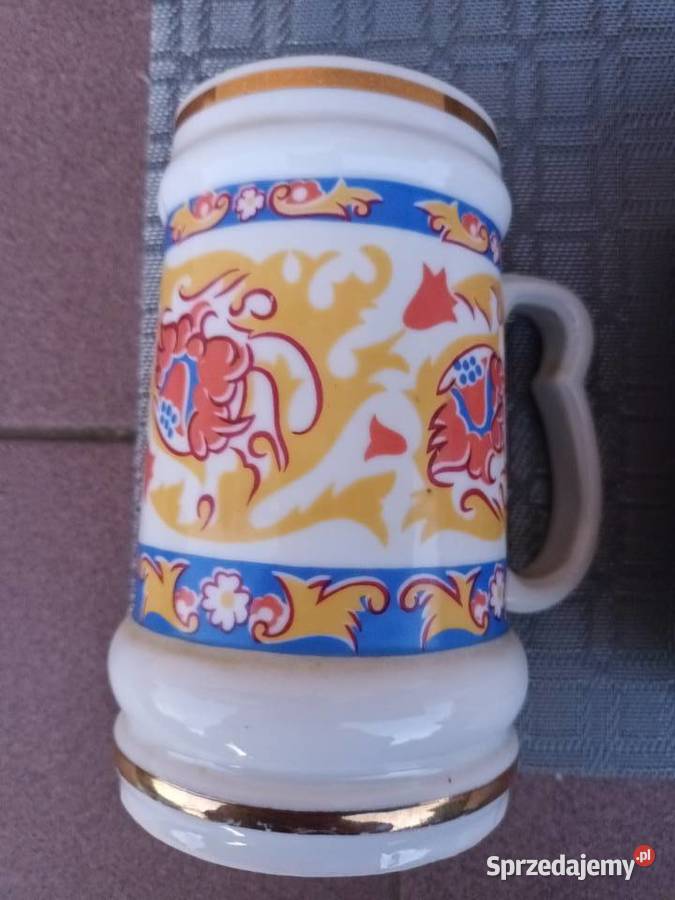 Kufel kolorowy vintage Bogucice 3 Aleksandrów Łódzki sprzedam