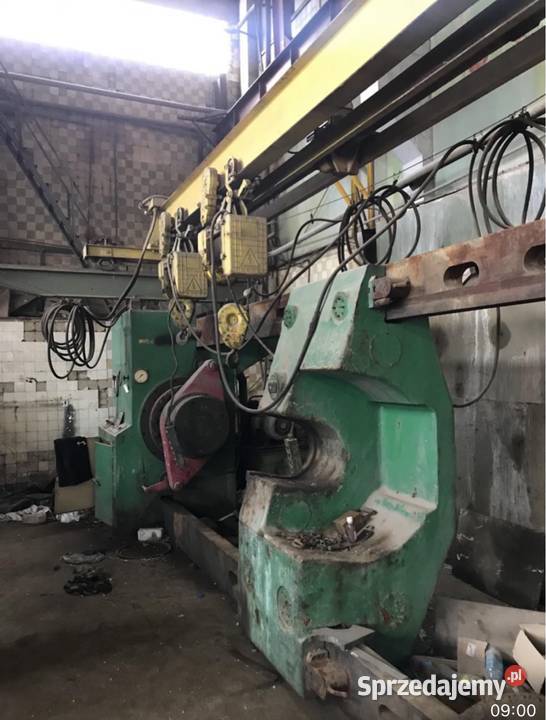 Prasa pozioma hydrauliczna 630 ton do kol Częstochowa