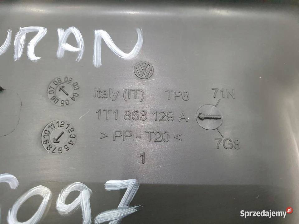 OSŁONA KOLUMNY KIEROWNICZEJ VW TOURAN 1T1863129A osobowe