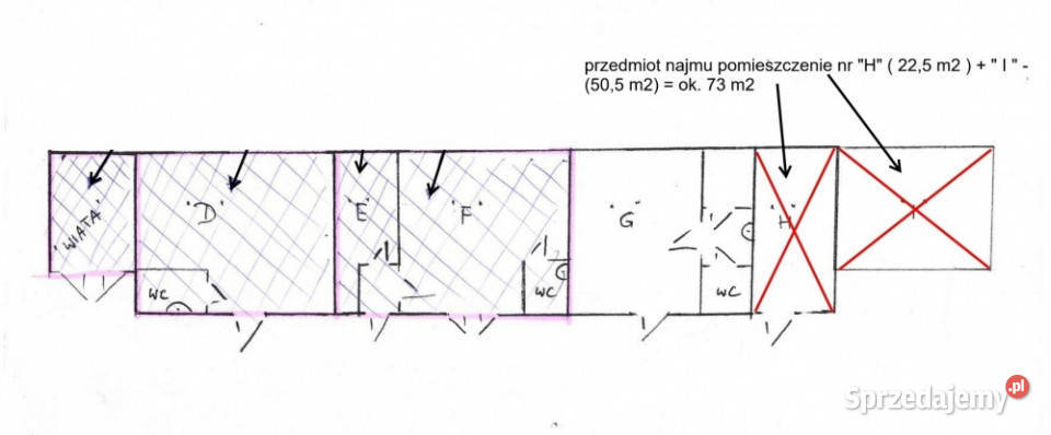 Wynajmę lokal 73 m2 al Grunwaldzka 205209 Wynajem Gdańsk