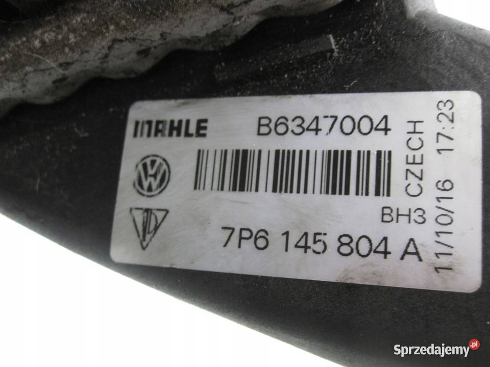 VW TOUAREG I 7L 04r intercooler 7P6145804A Chłodnice powietrza (intercoolery) Kielce sprzedam