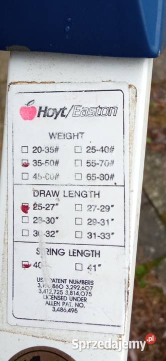 Łuk bloczkowy HoytEaston RAM TARGET RAMBO sprzedam