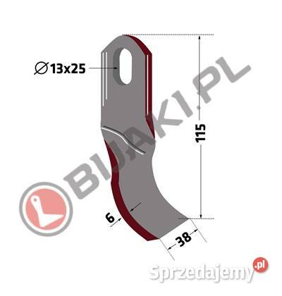 Nóż bijakowy IND270 do kosiarek Spearhead Q15S Chmielniki
