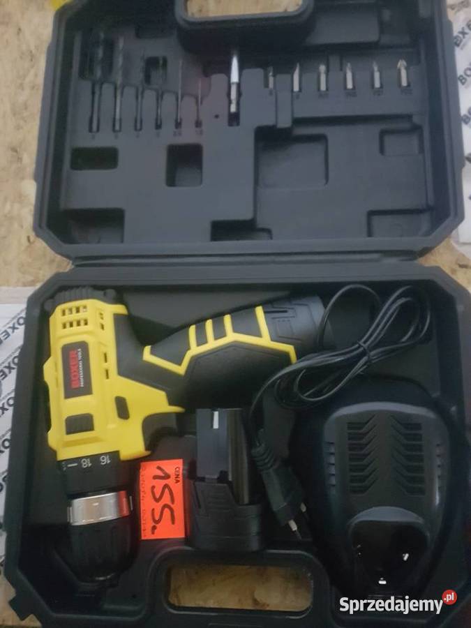 WKRĘTARKA WIERTARKA 18V 2x AKU AKCESORIA BX138 Dom i Ogród Głogowa