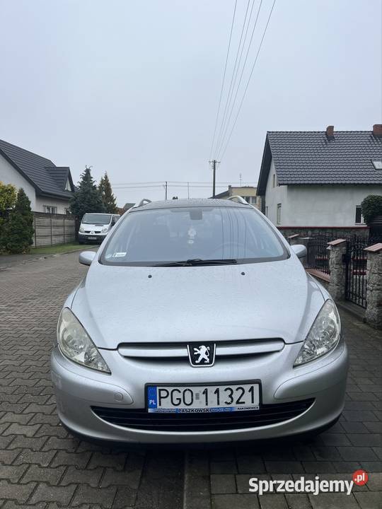 Peugeot 307 SW 16 benzyna relingi dachowe wielkopolskie Rakoniewice
