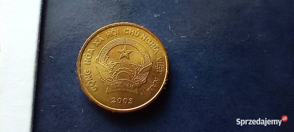 Stare monety 1000 dong 2003 WIetnam podkarpackie