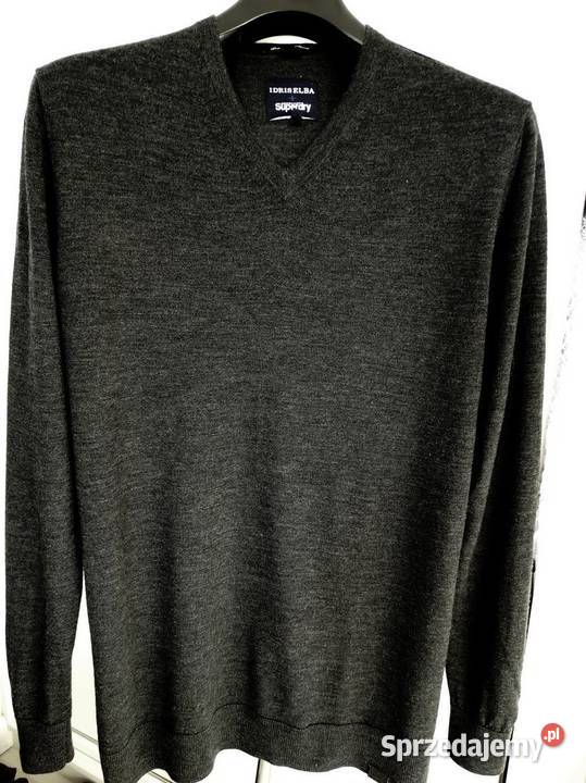 Sweter Męski Wełniany 100 Wełna Merino podlaskie Łomża