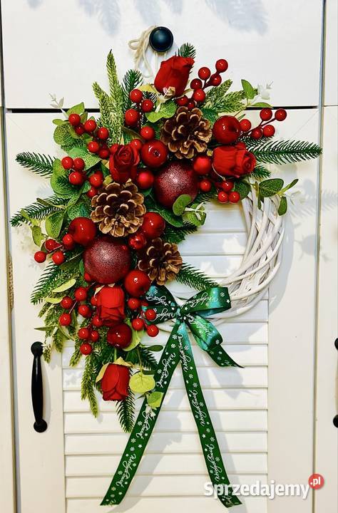 Wianek Bożonarodzeniowy Premium uroczy gęsty mazowieckie