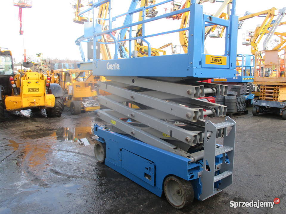 Podnośnik nożycowy podest ruchomy 12 m Genie Pleszew sprzedam