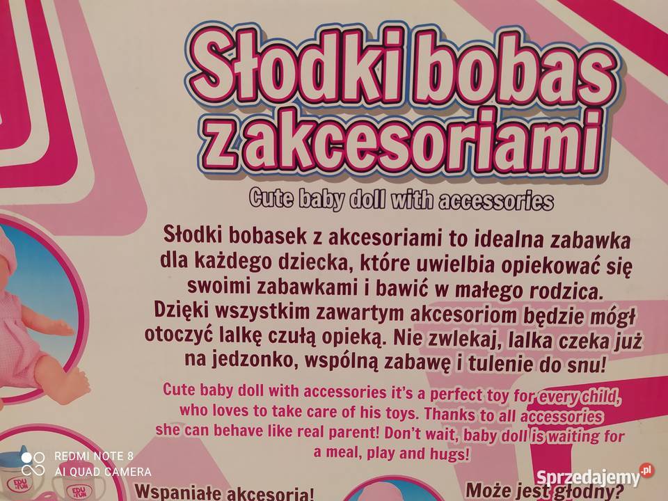 Słodki Bobas z akcesoriami Gdańsk