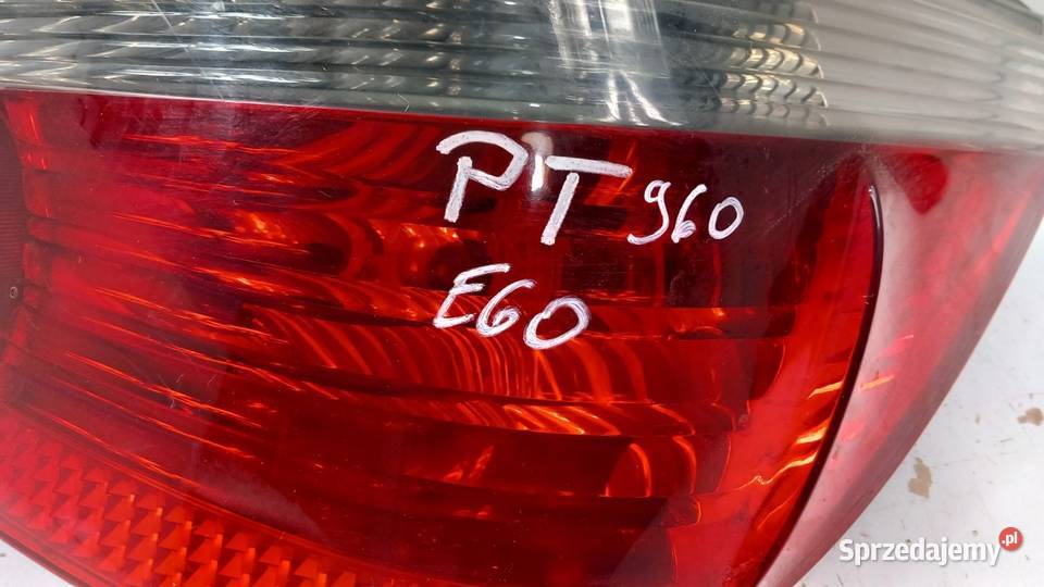 BMW 5 E60 SEDAN LAMPA TYŁ PRAWA Motoryzacja Zbierkowo