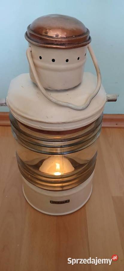Stara morska lampa na nafte Lampy wiszące Kraków