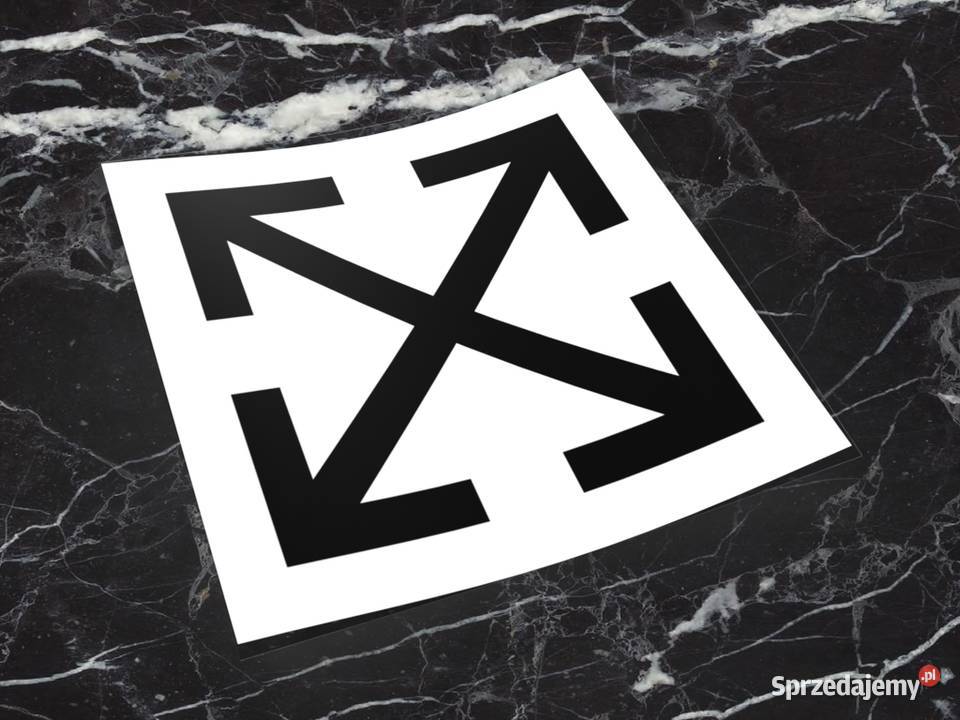 Naklejka OFFWHITE 6 x 6 off white supreme usa 2 podlaskie Choroszcz sprzedam