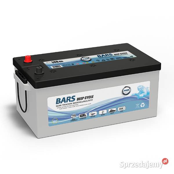 Akumulator Bars Marine AGM Deep Cycle 12V 140Ah dolnośląskie Jelcz-Laskowice