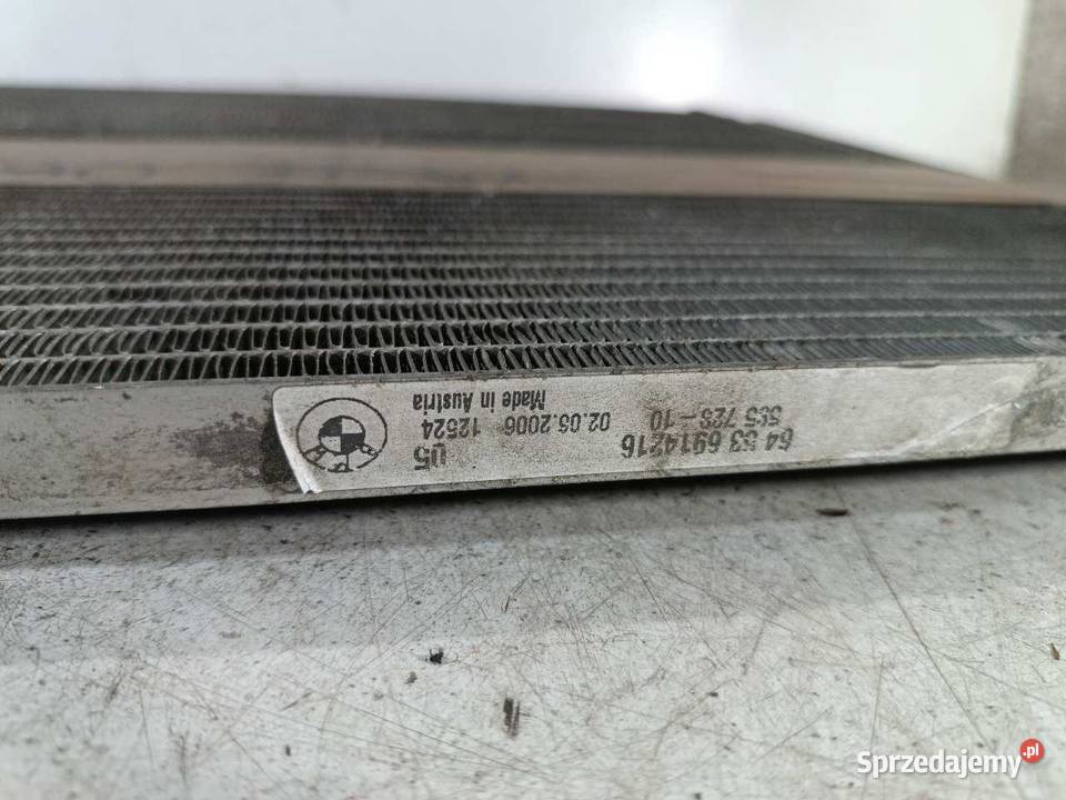 CHŁODNICA KLIMATYZACJI BMW X5 E53 30 D 6914216 osobowe