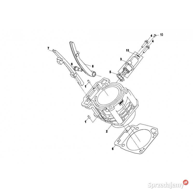 Ślizg łańcucha rozrządu CFMOTO CFMOTO 520 450 Gostynin