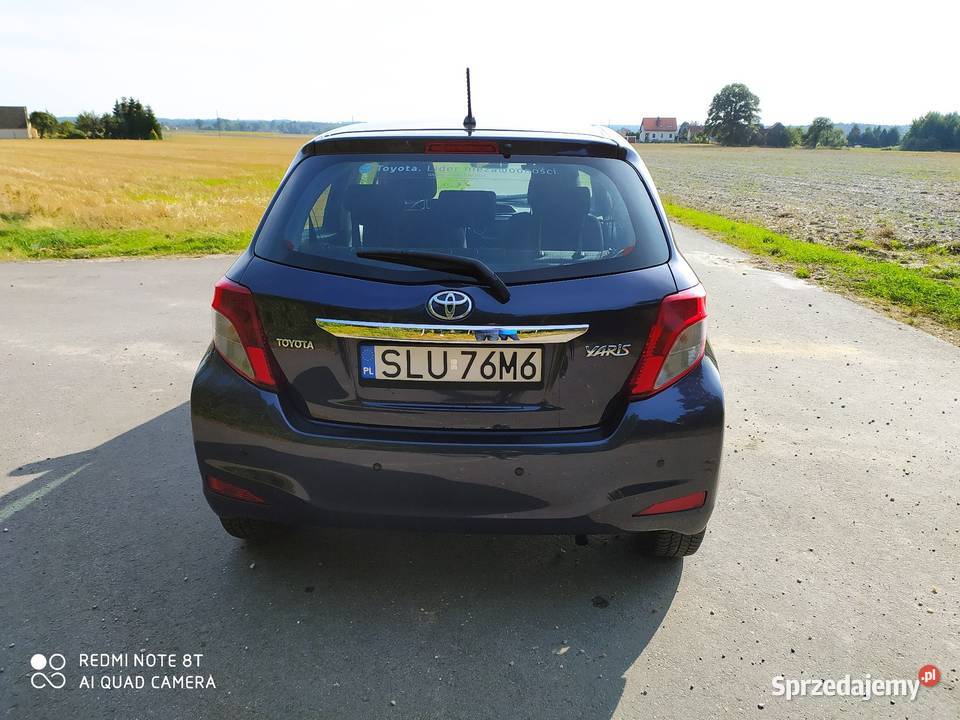Toyota Yaris 2012 benzyna 10l bluetooth światła do jazdy dziennej Yaris Lubliniec