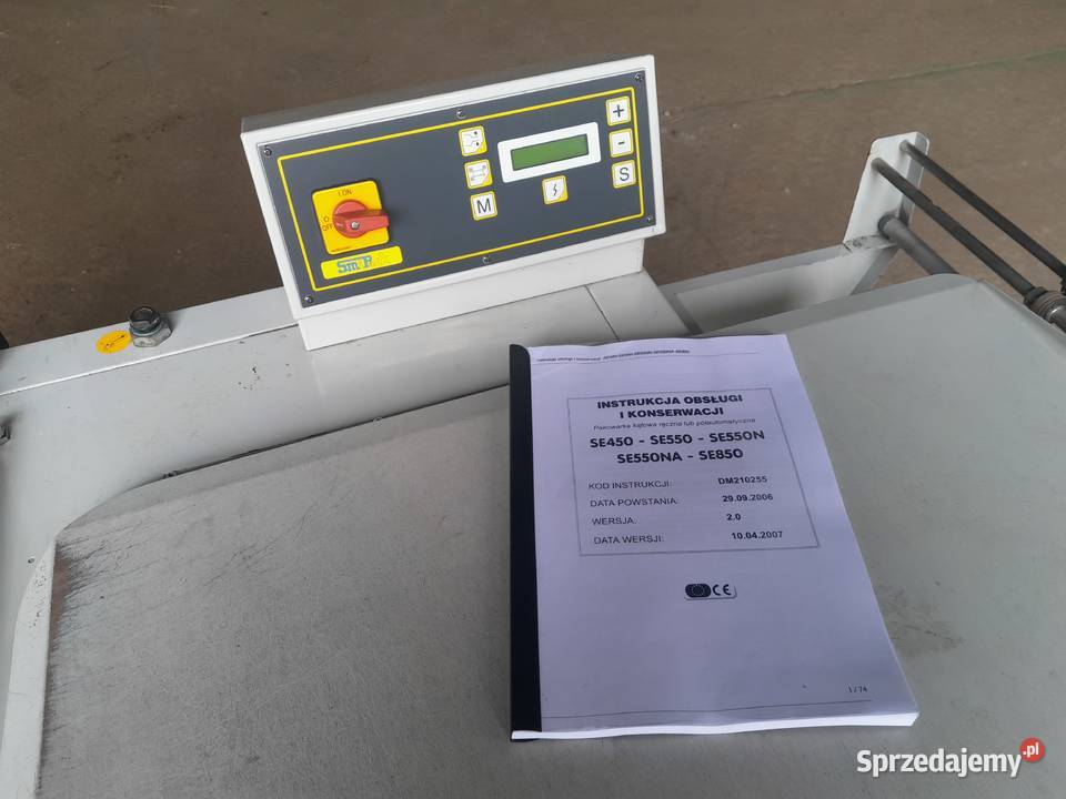 Zgrzewarka kloszowa SMIPACK SE850 sprzedam