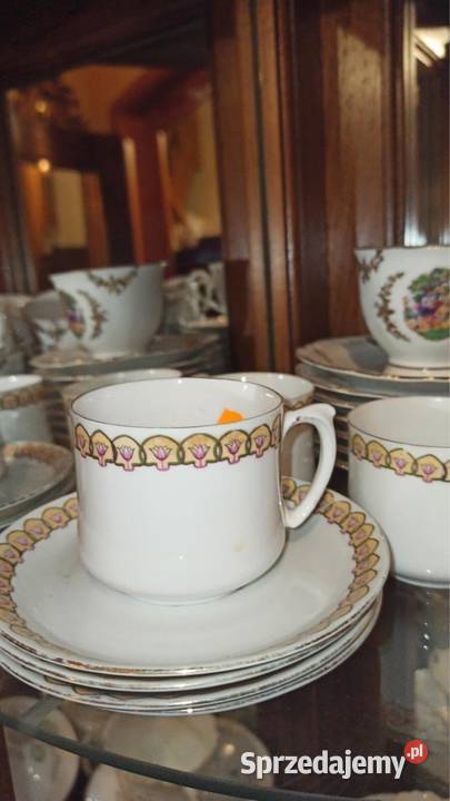 Filiżanka MZ Austria z dwugłowym orłem lata 1884 Gdańsk