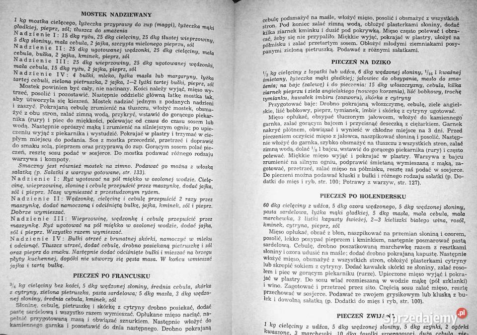 Kuchnia śląska Emilia Kołder Rok wydania 1972 lubelskie Chełm