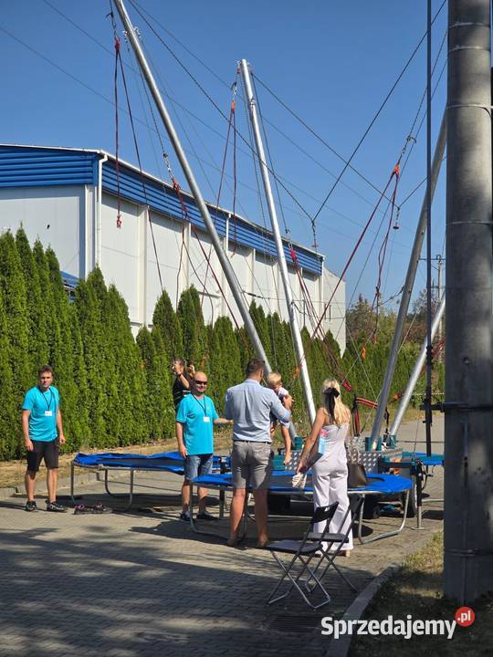 Eurobungee 4stanowiskowe na przyczepce Lublin
