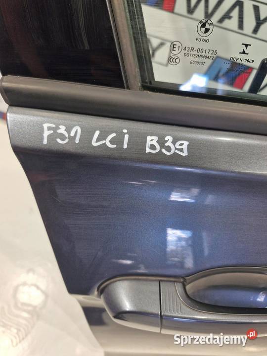 BMW 3 F30 F31 DRZWI PRAWY PRZÓD PRZEDNIE PRAWE