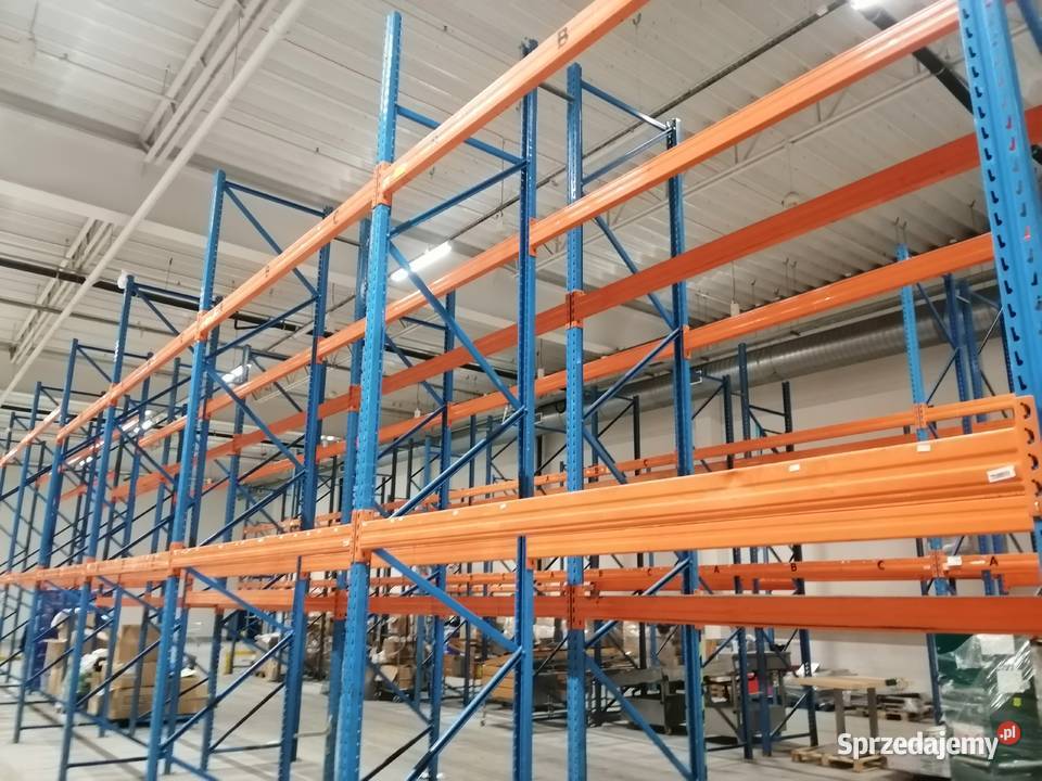Regały paletowe wysokiego składowania magazynowe sprzedam