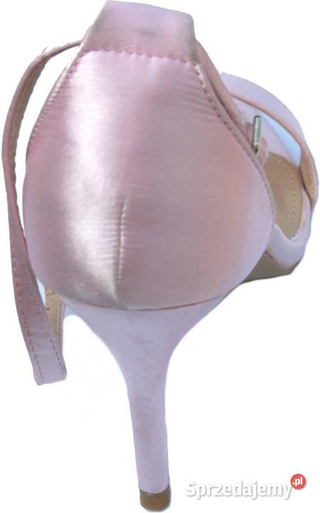 40 Szpilki różowe sandałki Simply Be szpilka 9 Szczerbice