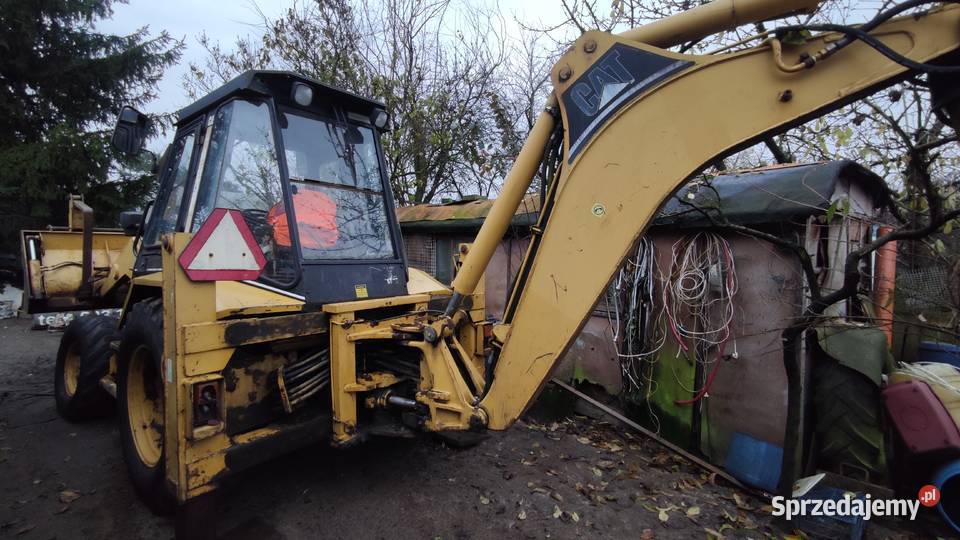 Koparko ładowarka CAT428B Łódź