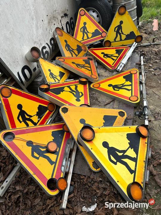 Znaki drogowe dwustronne led Wolbrom