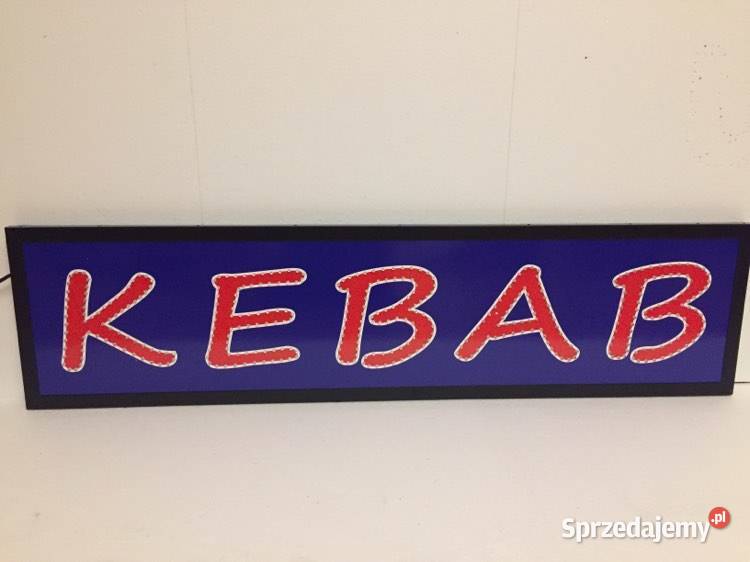 Reklama Led Kebab Gotowa do wysyłki Nowa Pomiechówek