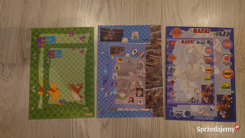 Karteczki kolekcjonerskie Defron nomico z lat 90 wielkopolskie Paczkowo