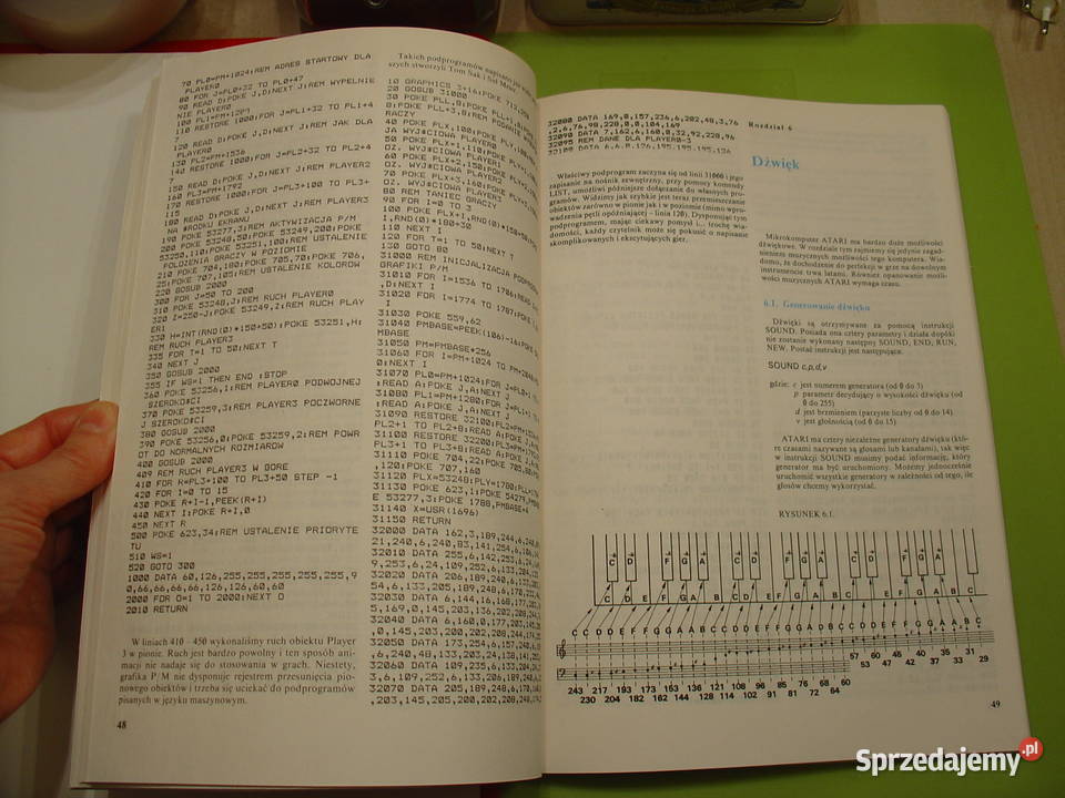 Atari Basic WMigut WydI 1987 Łódź sprzedam
