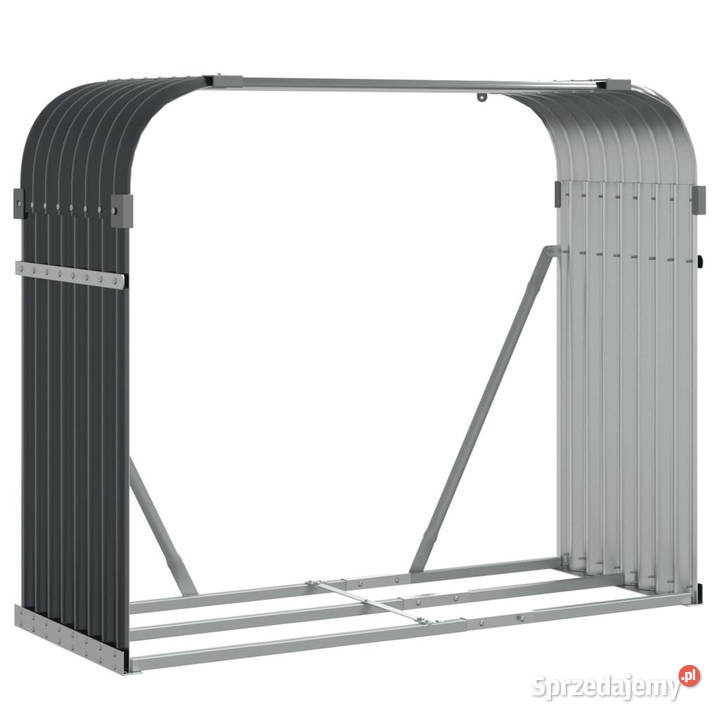 Stojak na drewno antracyt 120x45x100 stal Warszawa