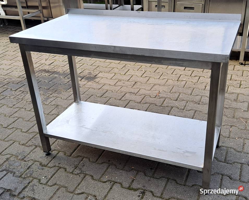 STÓŁ GASTRONOMICZNY Z PÓŁKĄ 1206085 M1252N Nowe Skalmierzyce