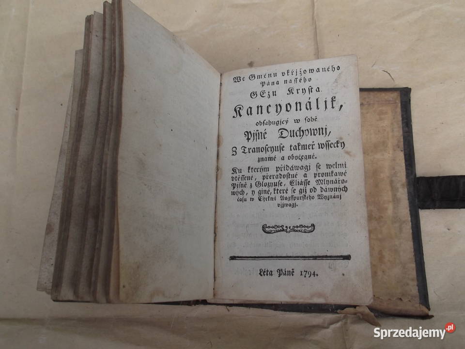 Stary Kancjonał Ewangelicki śląskie Cieszyn
