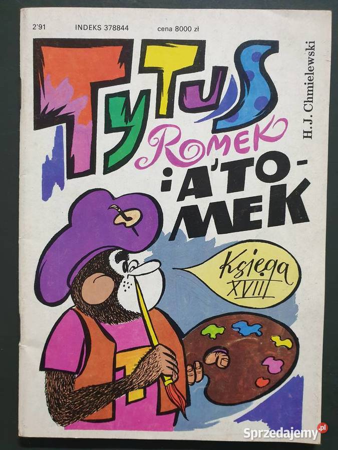 Tytus Romek i ATomek księga XVIII wyd3 1991 pomorskie sprzedam