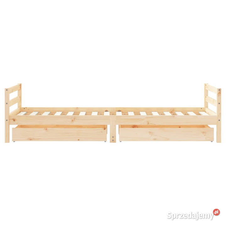 Rama łóżka dziecięcego z szufladami 80x200 mazowieckie Warszawa sprzedam