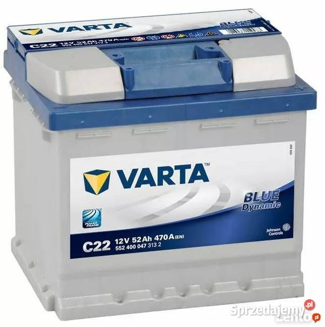 Akumulator 52Ah 470A Varta Blue Dynamic C22 Układ elektryczny, zapłon Tychy