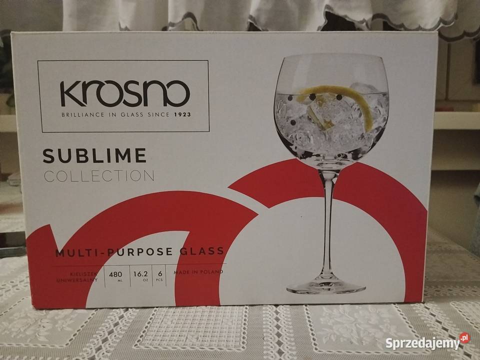 Kieliszki uniwersalne KROSNO Łódź