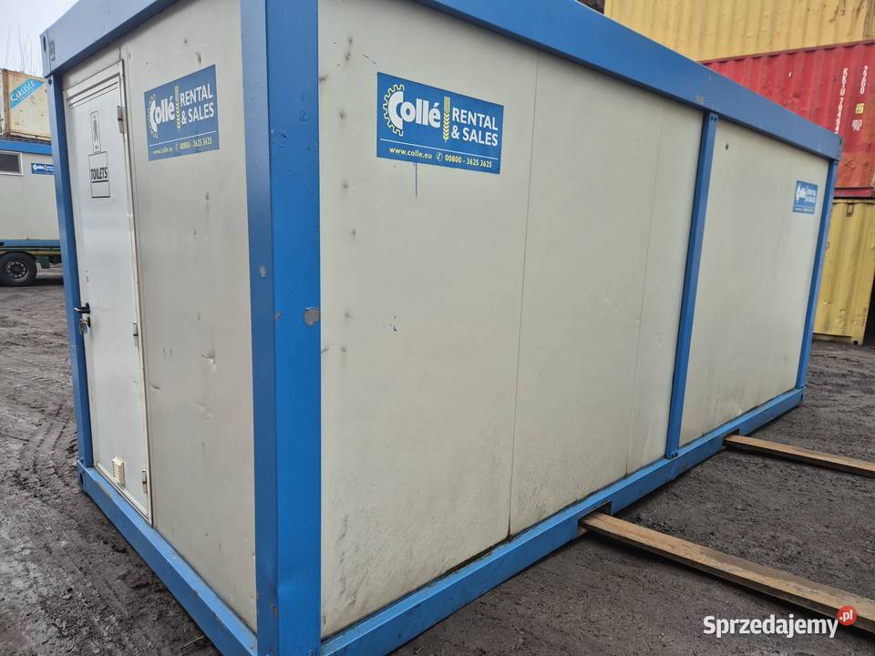 Kontenery sanitarne toalety umywalki prysznice Gdynia