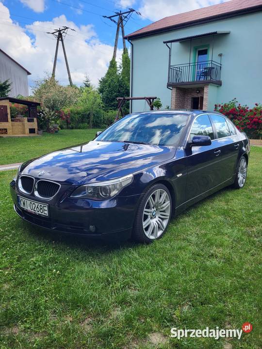 BMW 530d E60 piękna i bogato wyposażona Brzeziny sprzedam