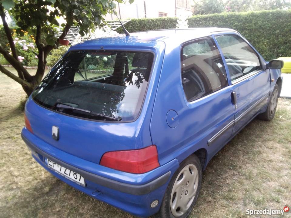 Peugeot 106 11 benzyna LPG centralny zamek łódzkie Wolbórz