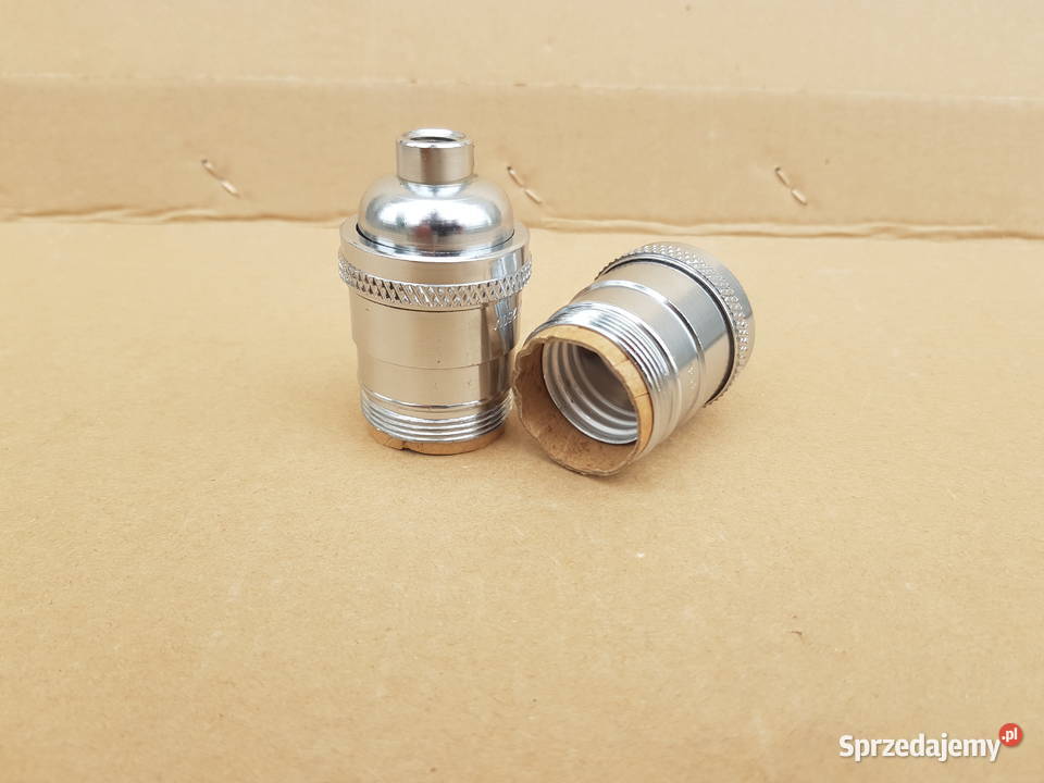 Oprawka METALOWA E27 E27 Vintage Loft Chrom 2 Pozostałe Warszawa