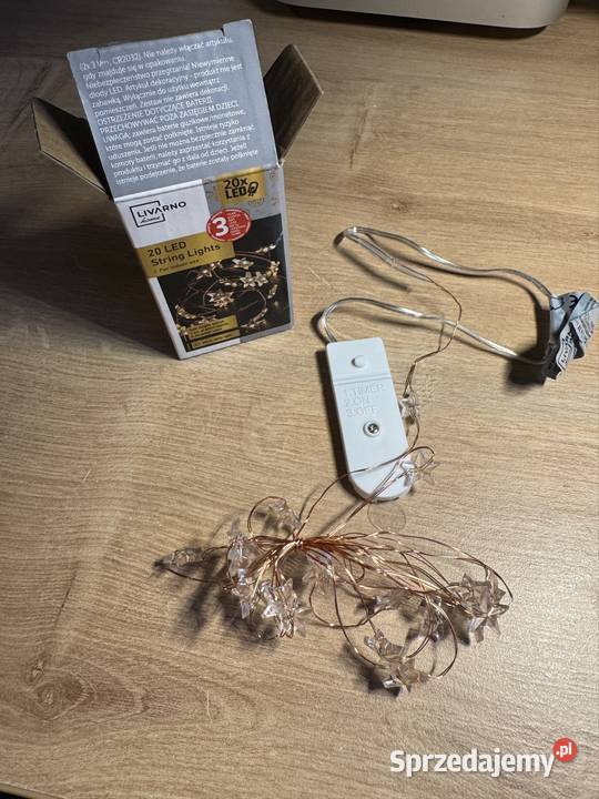 Lampki choinkowe gwiazdki 20x LED 23 m Warszawa