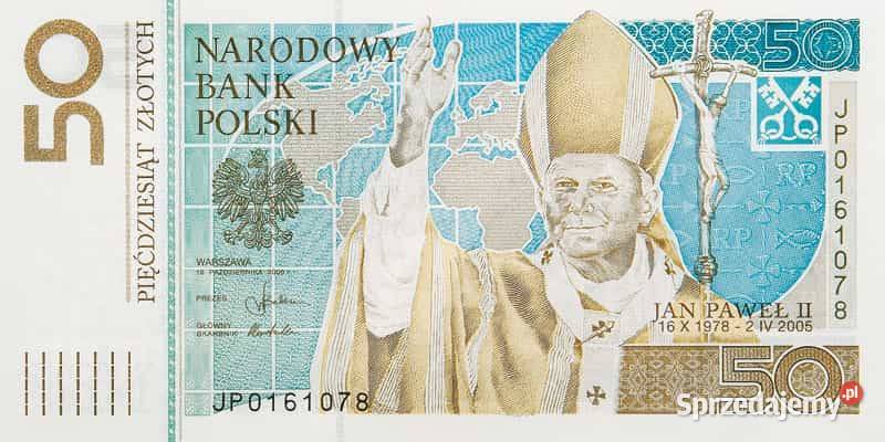 Kolekcjonerski banknot JAN PAWEŁ II 2006 NBP Kraków