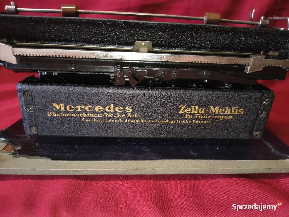 Maszyna do pisania Mercedes Prima walizka Pozostałe Chorzew