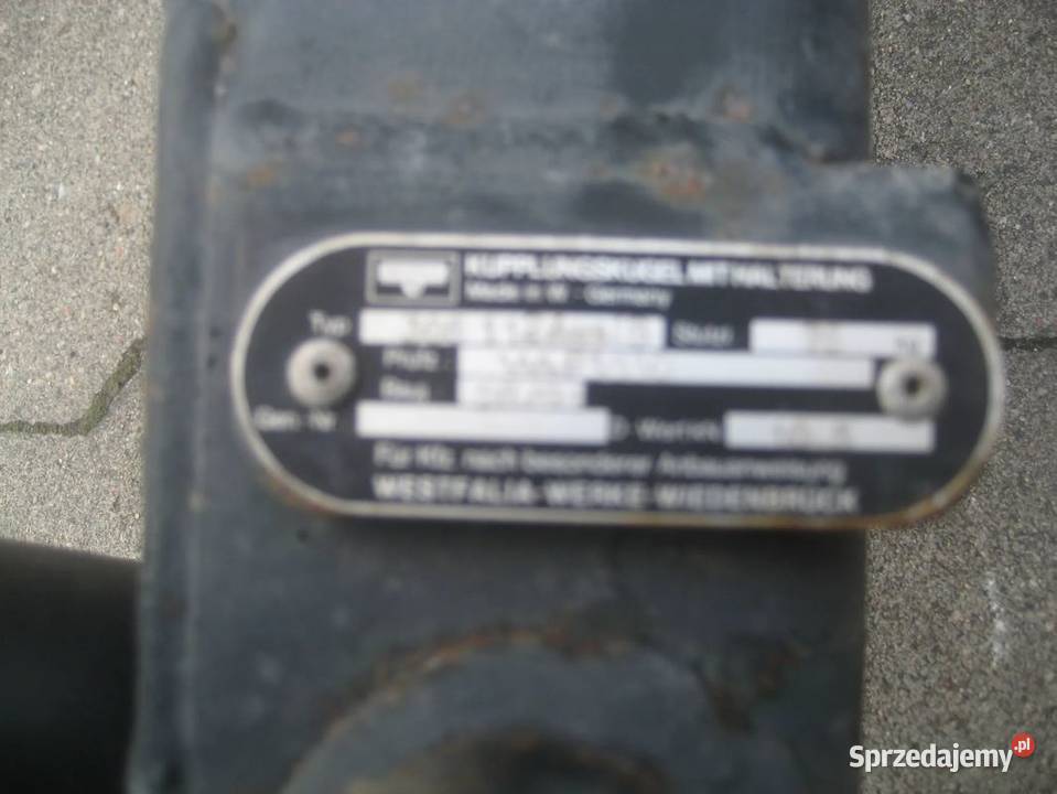 audi 100 c4 sedan 9094r hak holowniczy westfalia Wzmocnienia, belki i wsporniki Rakoniewice