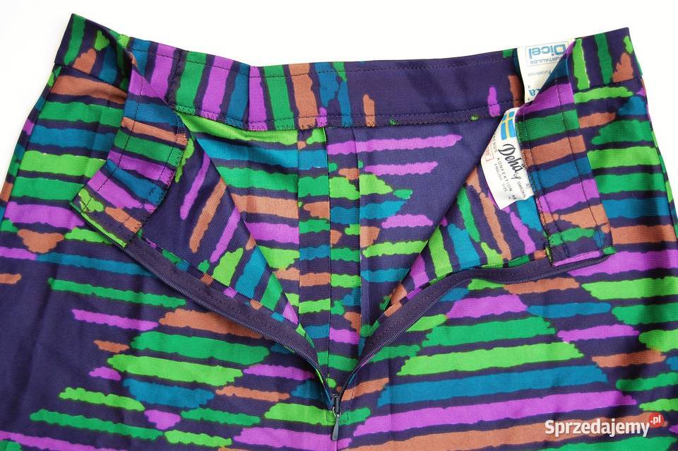 Spódnica vintage jersey Deha of Sweden 70 lubelskie Lublin