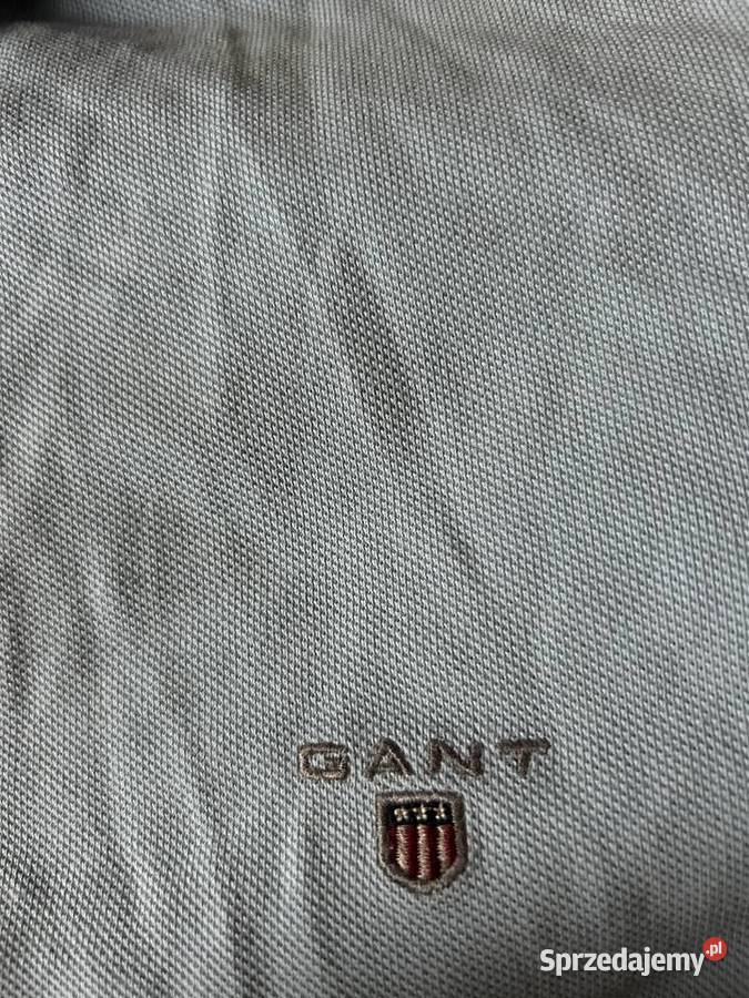 Męska błękitna koszulka polo GANT XL OKAZJA